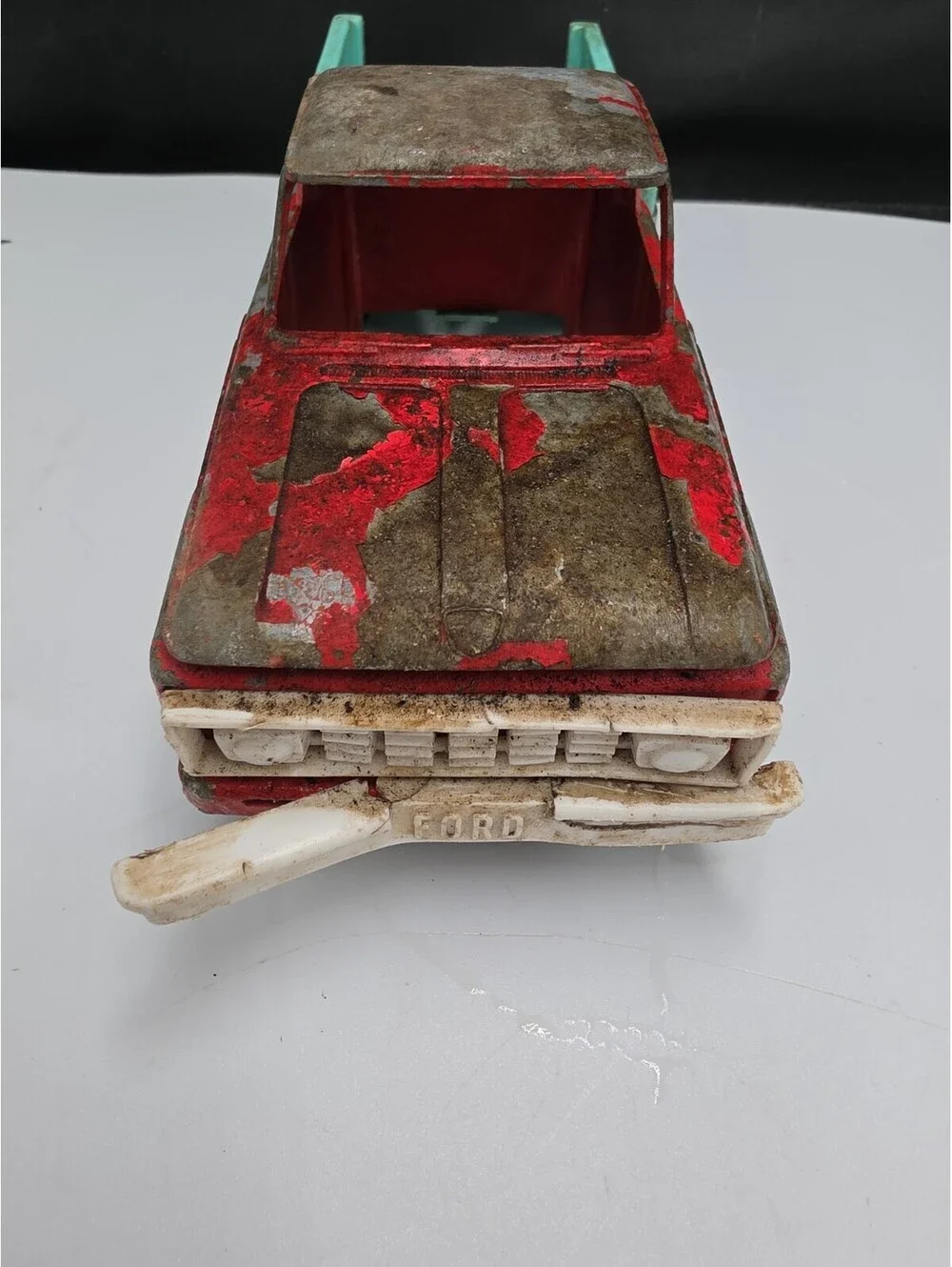 Vintage Tootsie Toy Ford Pick Up Truck RED & BLUE 8